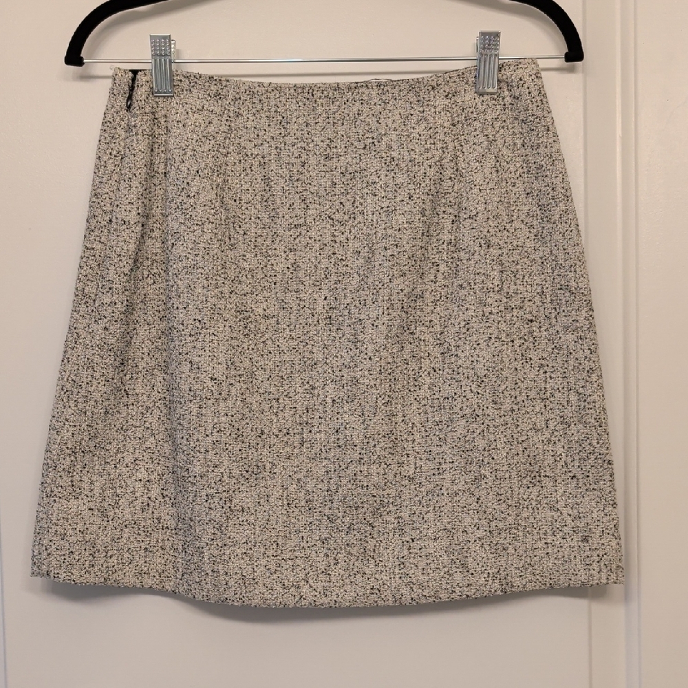 Club Monaco Tweed A-Line Skirt